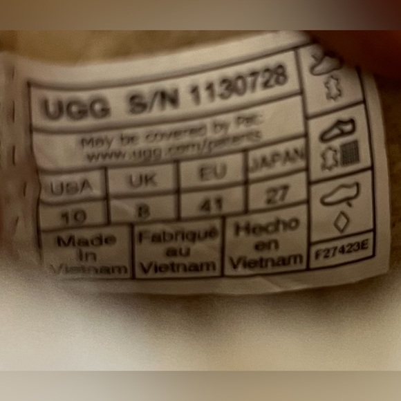 UGG Sunburst Mini Chestnut W-1130728-CHE 10 Shearling Boots - Picture 5 of 14